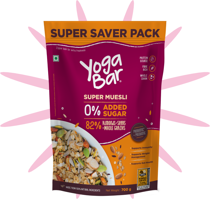 Yogabar No Added Sugar Muesli - 700 gms