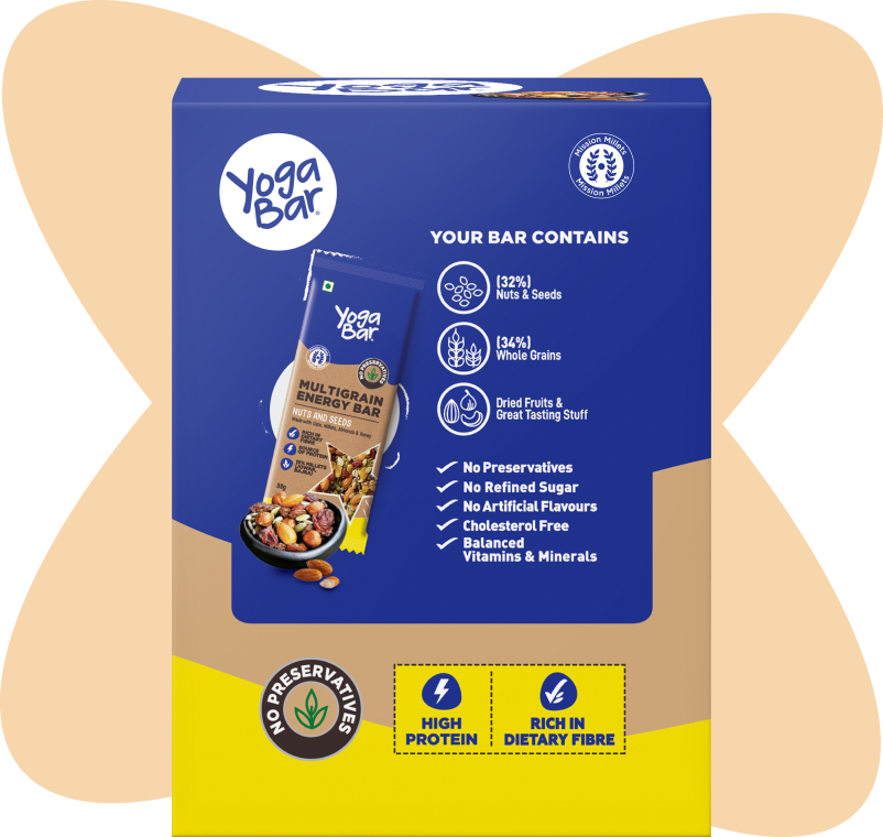 Yogabar Nuts & Seeds Energy Bar - 380  gms