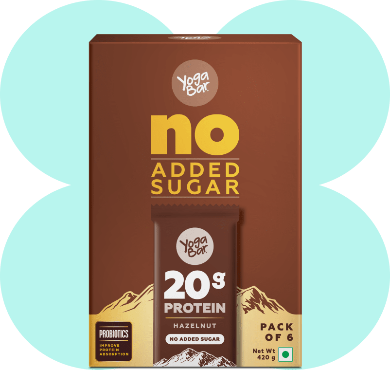 Yogabar Hazelnut 20g Protein Bar - 420 gms
