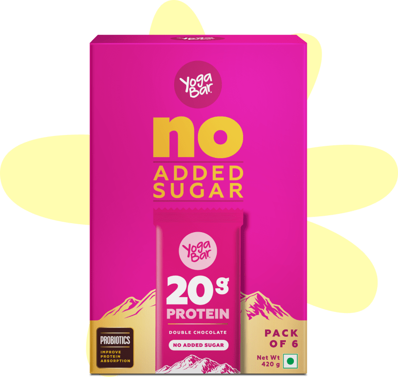Yogabar Double Chocolate 20g Protein Bar - 420 gms