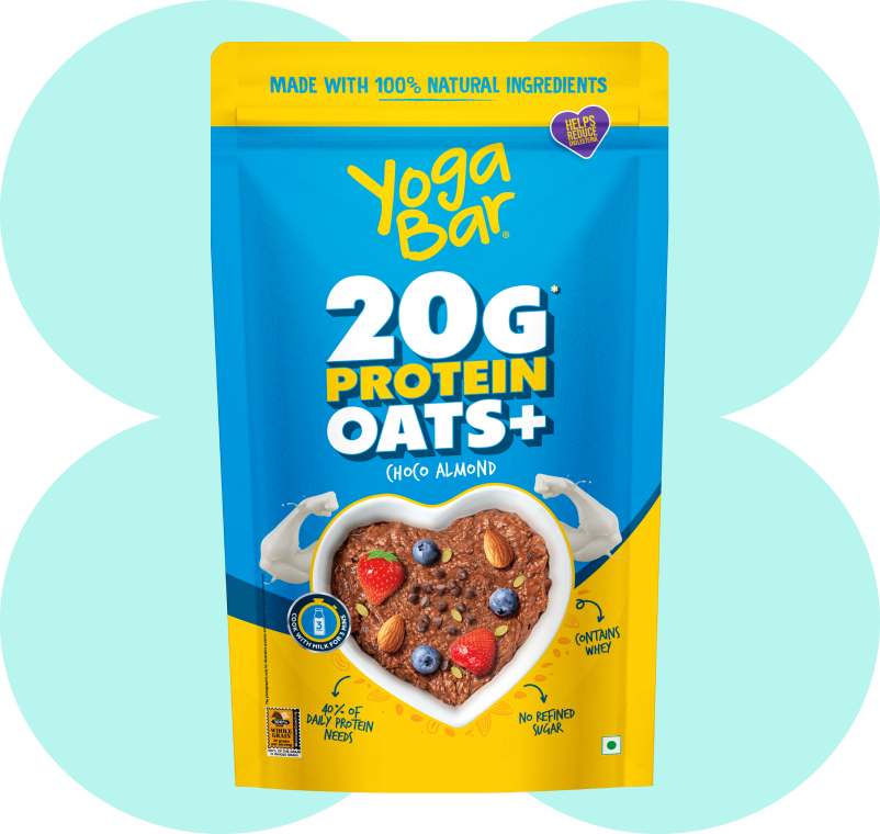 Yogabar 20g Protein Oats Choco Almond - 350 gms