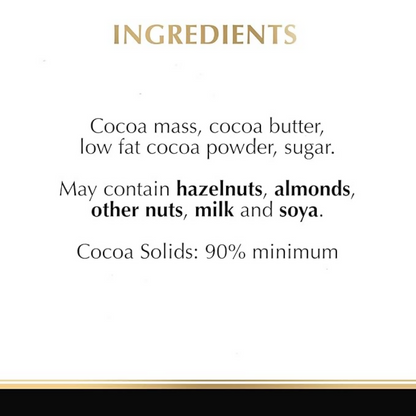 Lindt Excellence 90% Cocoa Dark Supreme Chocolate