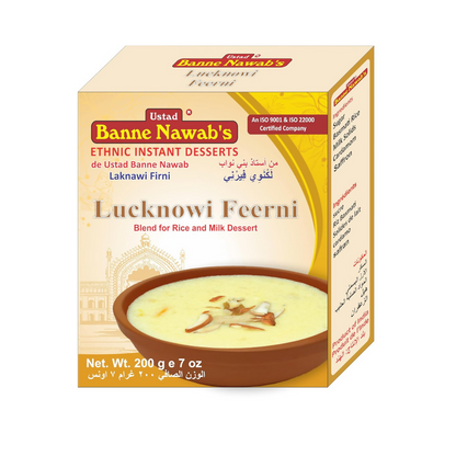 Ustad Banne Nawab's Lucknowi Feerni, Blend for Rice & Milk ,Ethnic Instant Dessert