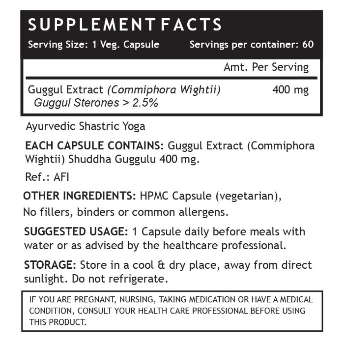 INLIFE Guggul Extract - 60 tabs