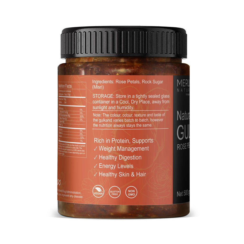 Merlion Naturals Rose Petals Jam  Gulkand - 700 gms