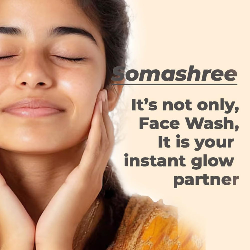 Pureus Herbals Somashree Activated Bamboo Charcoal Face Wash