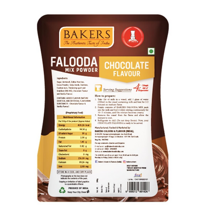 BAKERS Falooda Mix Powder - Chocolate, Butterscotch and Strawberry