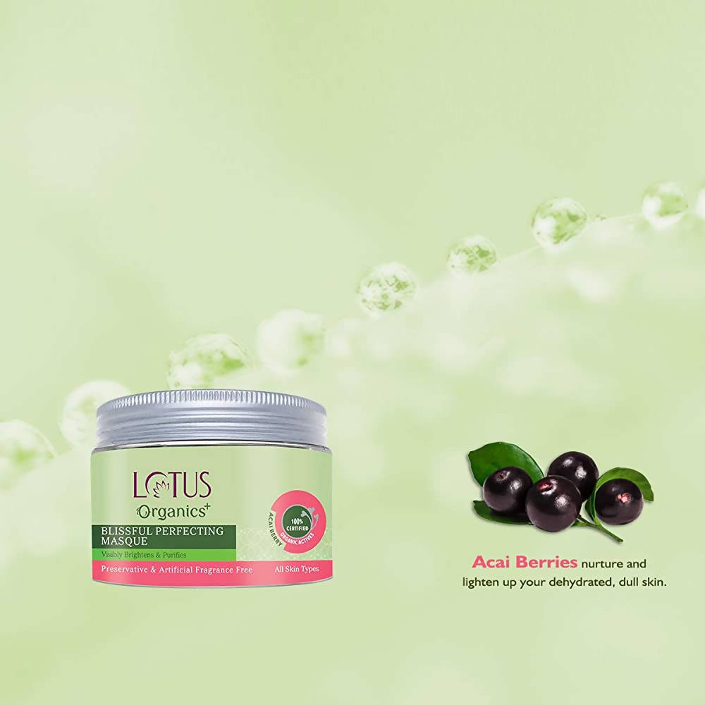 Lotus Organics+ Blissful Perfecting Masque (Mask) - 50 gms