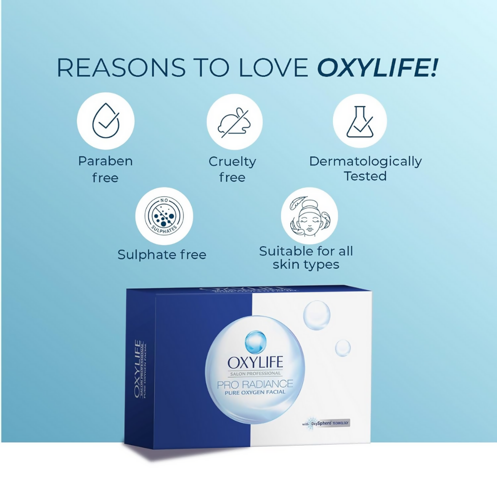 Oxylife Salon Professional Proradiance Pure Oxygen Facial Kit