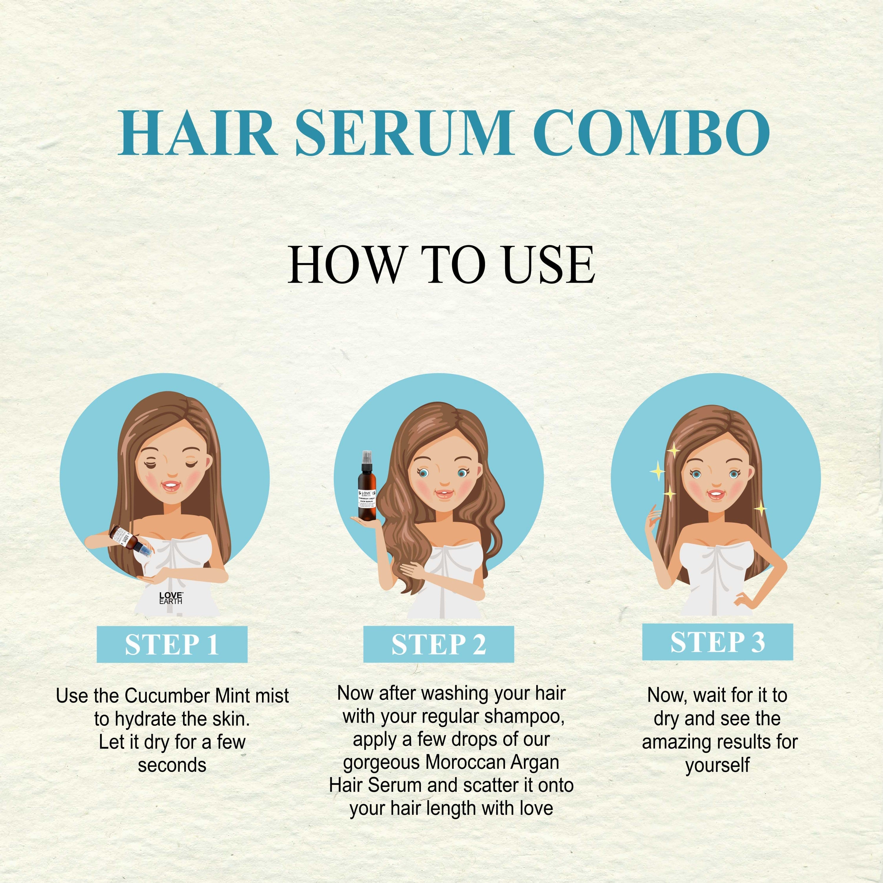 Love Earth Hair Serum Combo