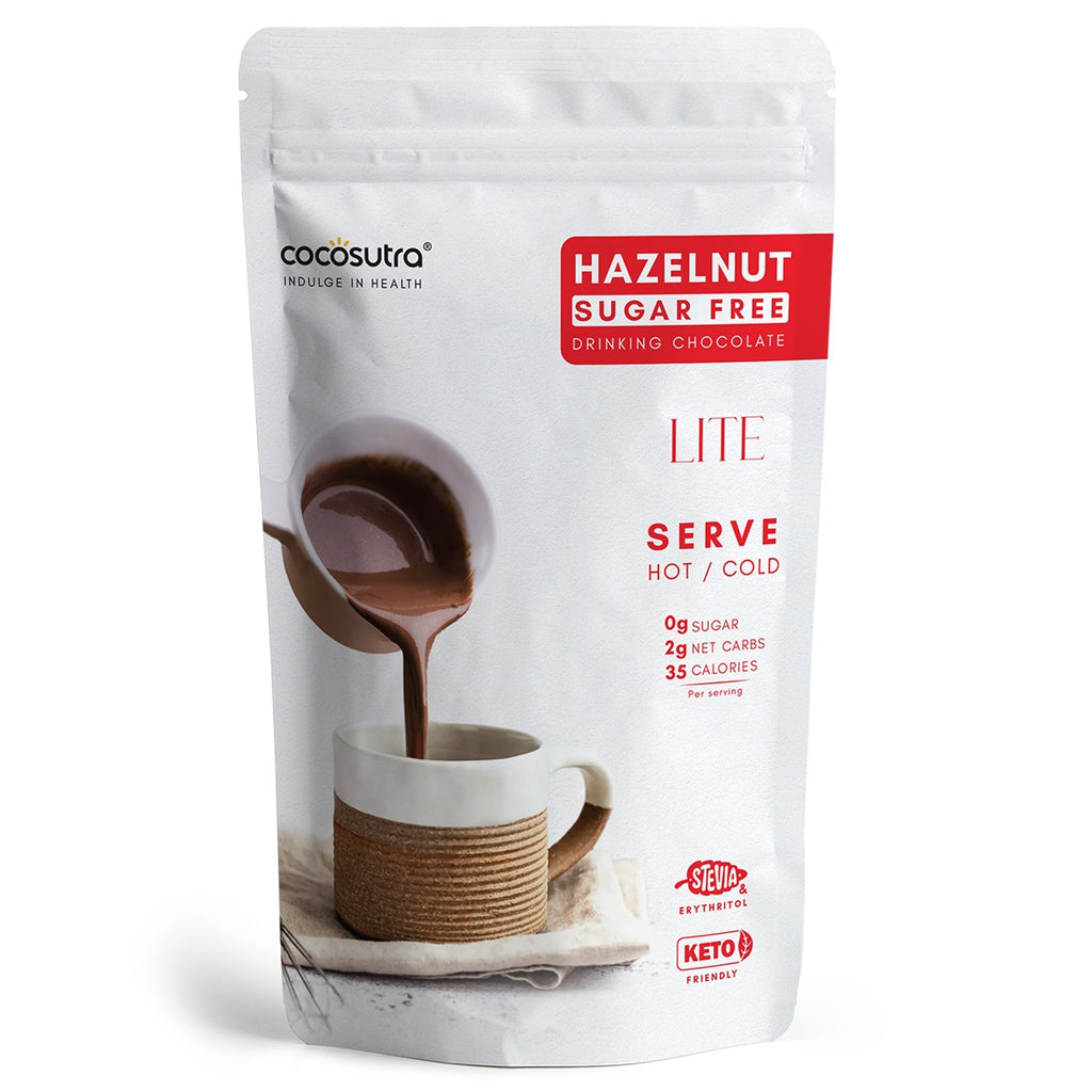 Cocosutra Sugar Free Drinking Chocolate Mix Hazelnut - 200 gms