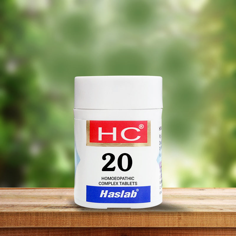 Haslab HC 20 Nux Vomica Tablets - 20 gms