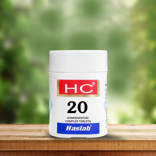 Haslab HC 20 Nux Vomica Tablets - 20 gms