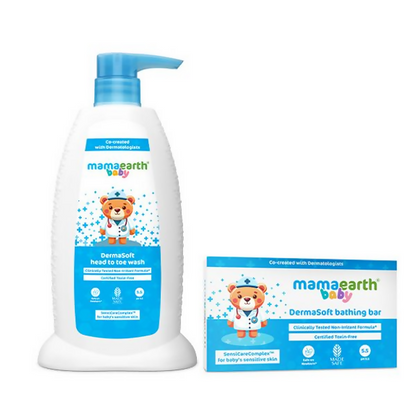 Mamaearth Baby DermaSoft Cleanse & Care