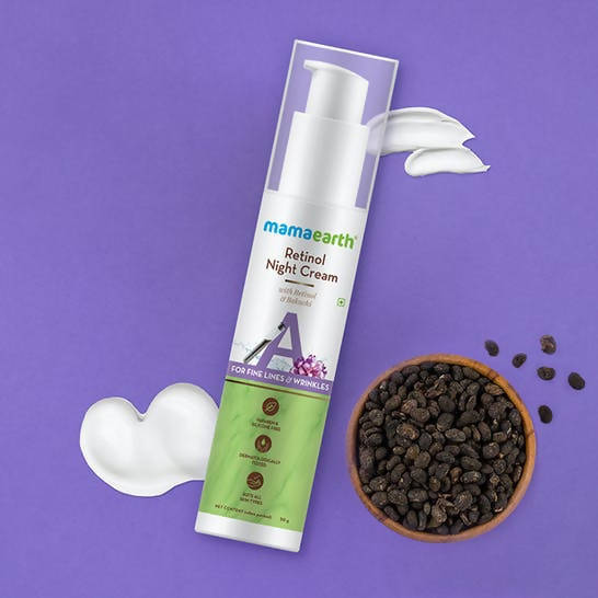 Mamaearth Retinol Night Cream with Retinol & Bakuchi - 50 gms