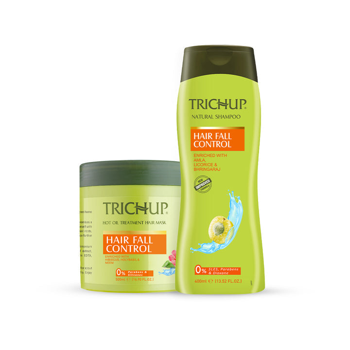 Trichup Hair Fall Control Shampoo & Hair Mask Kit - 900 ml