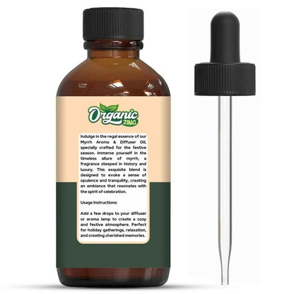 Organic Zing Myrrh Aroma & Diffuser Oil for Festive Season