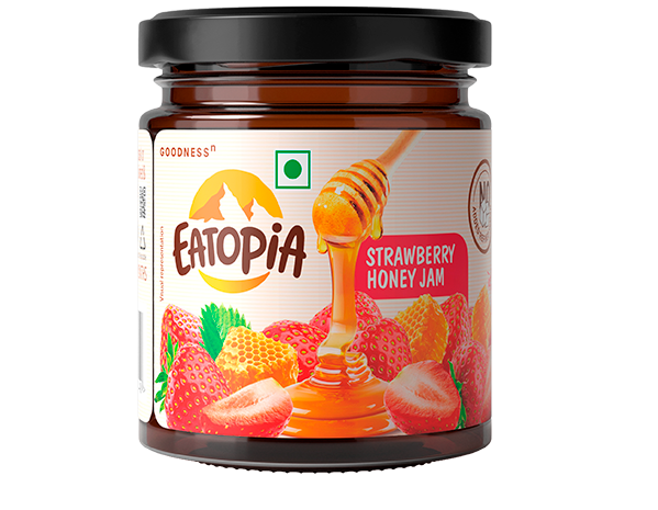 Eatopia Strawberry Honey Jam