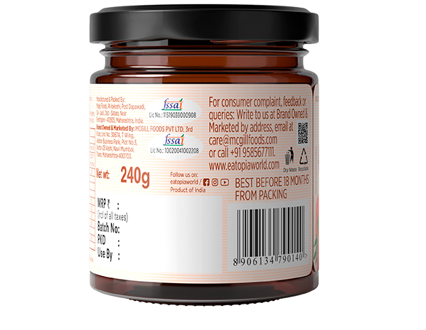 Eatopia Strawberry Honey Jam