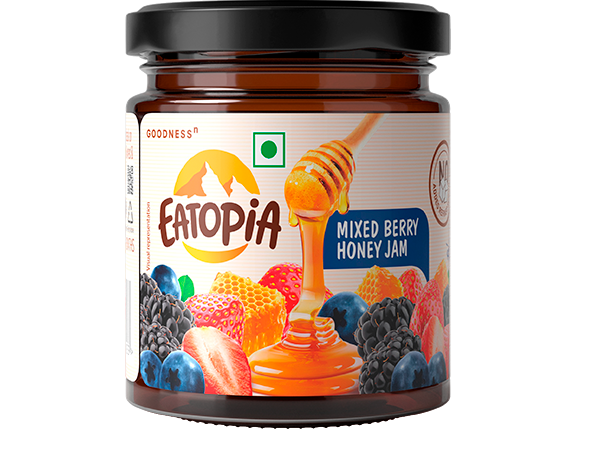 Eatopia Mixed Berry Honey Jam