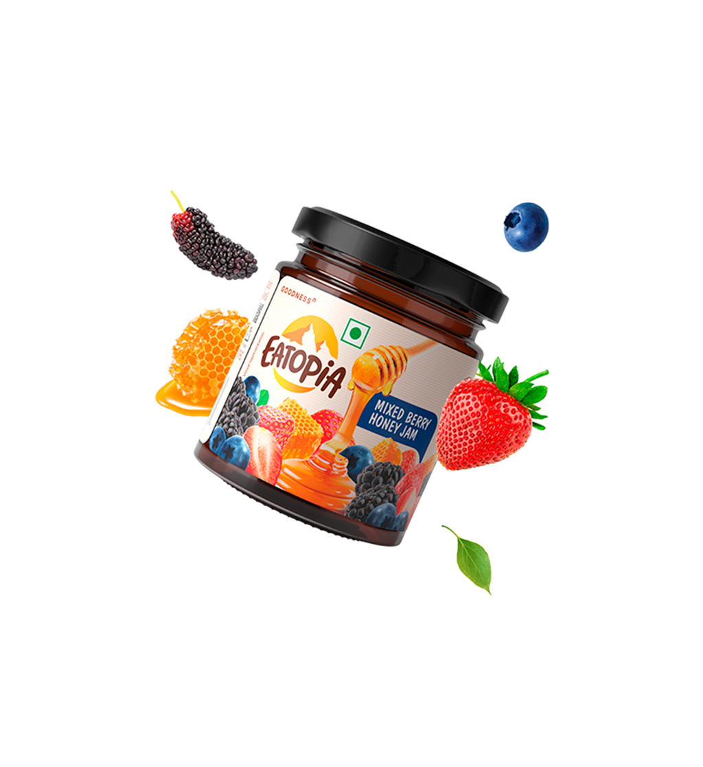 Eatopia Mixed Berry Honey Jam