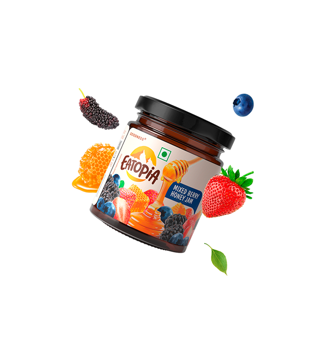 Eatopia Mixed Berry Honey Jam
