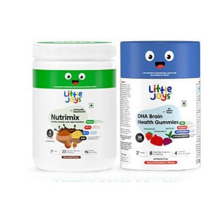 Little Joys Nutrimix Nutrition Powder Vanilla 2 - 6 years + Brain Gummies Combo