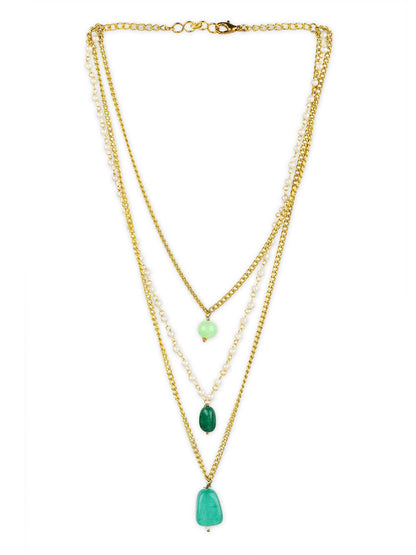 Women's Gold-Polished Chain - Ruby Raang