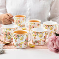 Borosil Larah Amora Opalware Mug Set of 6