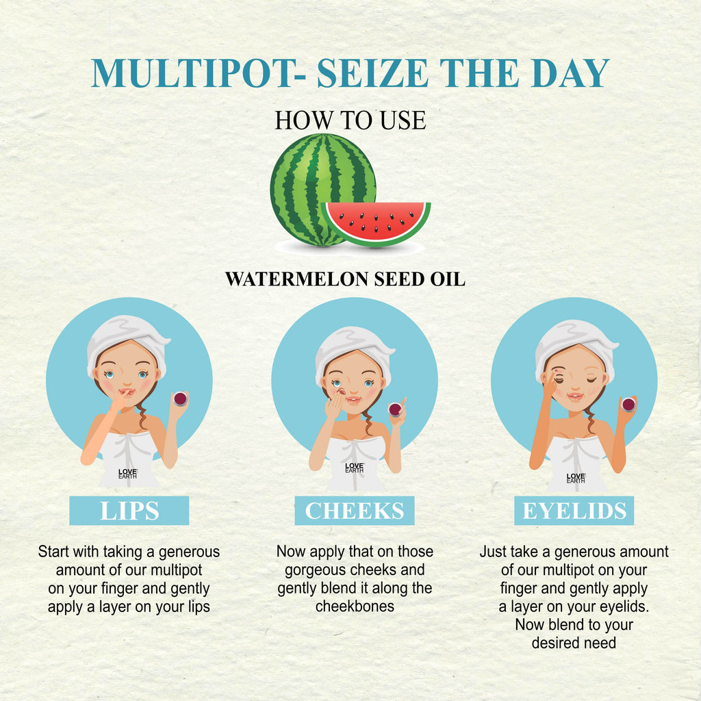 Love Earth Seize The Day Multipot Lip And Cheek Tint - 8 gms