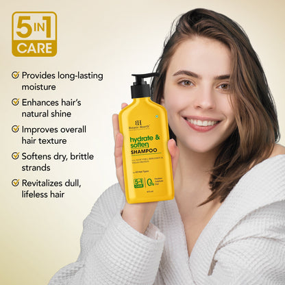 Botanic Hearth Hydrate & Soften Shampoo with Aloe Vera & Vegan Protein