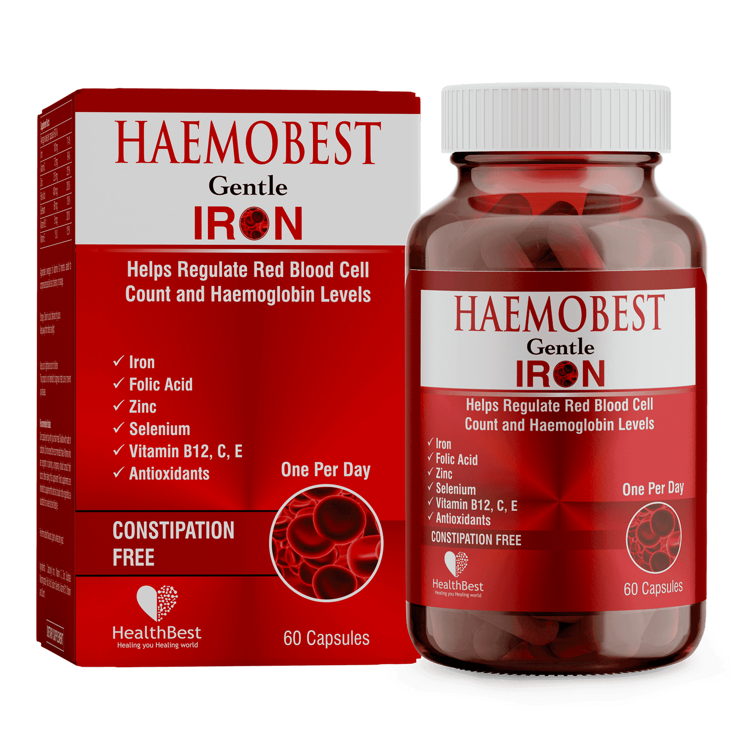 Health Best HaemoBest Capsules Supplement - 60 caps
