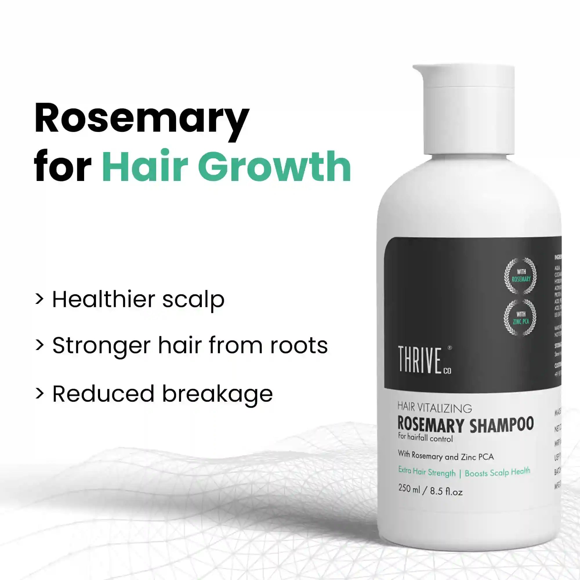 thriveco rosemary shampoo - 250ml