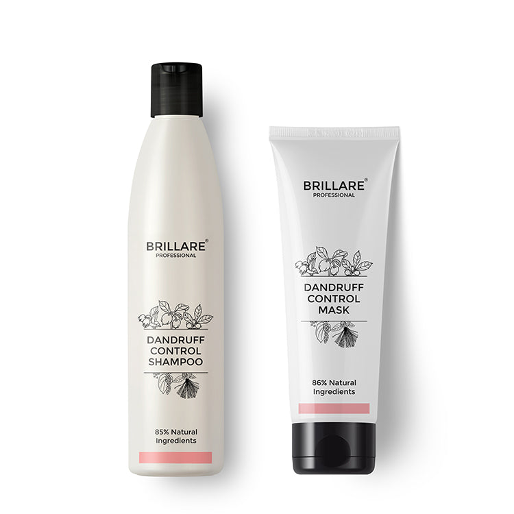 Dandruff Control Shampoo & Conditioner with Hair Wrap Towel Combo