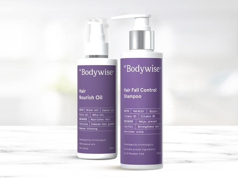 BeBodywise Hair Nourish Oil and Hair Fall Control Shampoo