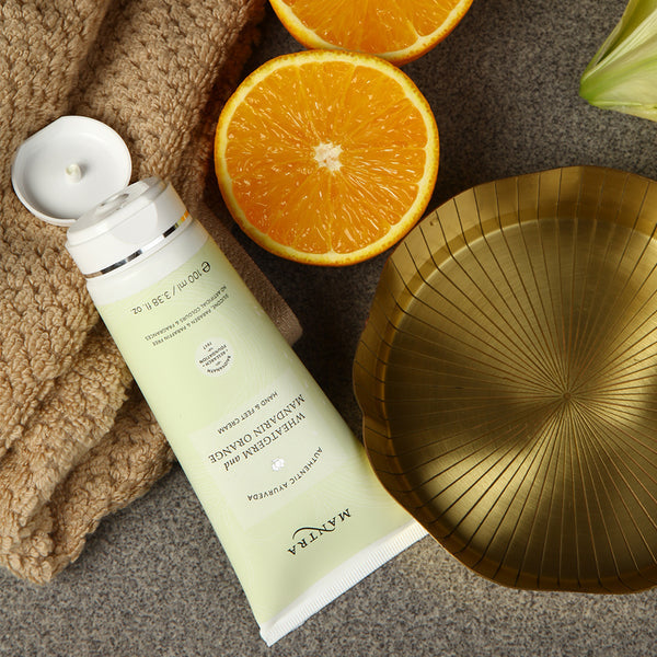 Mantra Herbal Wheatgerm & Mandarin Orange Hand & Feet Cream