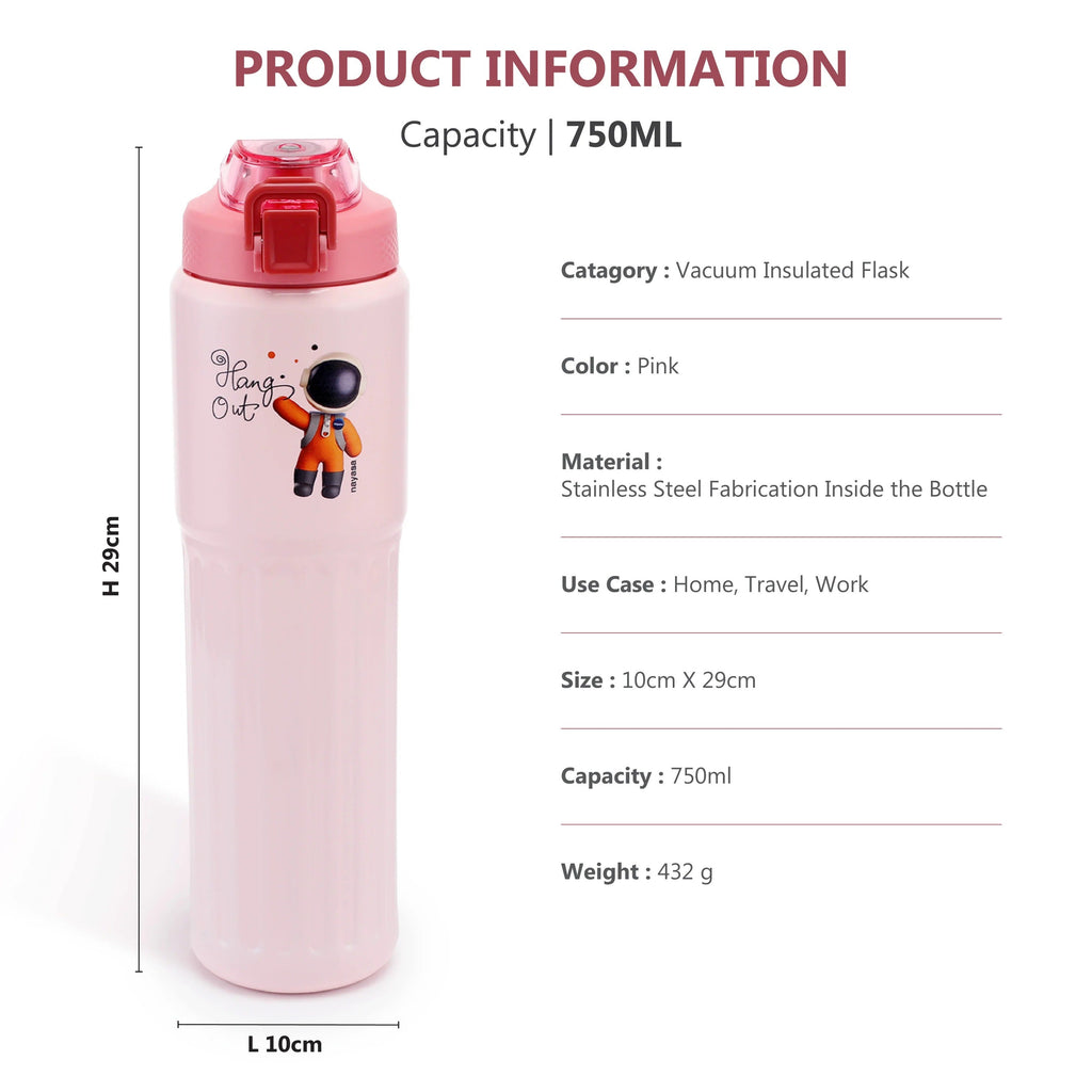 Nayasa Hangout Vacuum Flask 750ml Stainless Steel