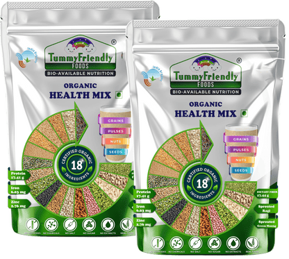 TummyFriendly Foods Organic Health Mix Pack for Kids and Adults No Pesticides, No GMO