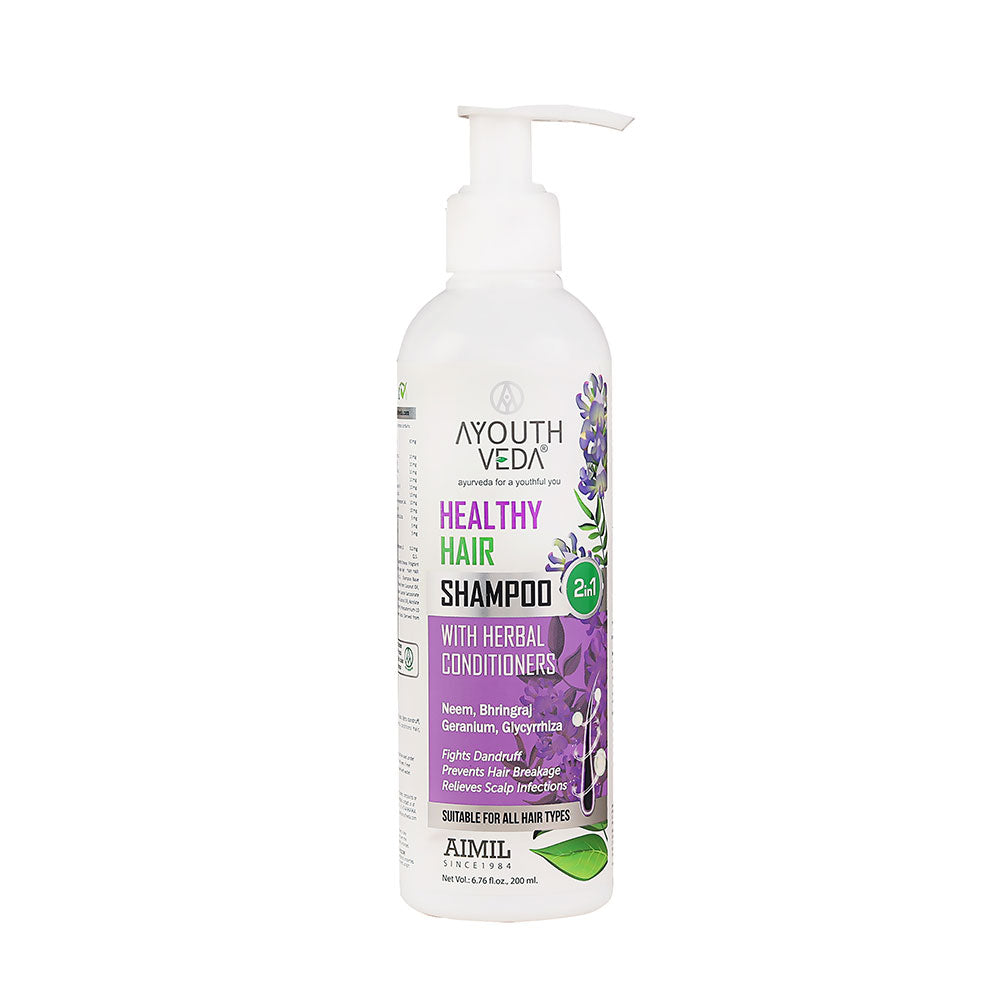 Ayouthveda Healthy Hair Shampoo With Bhringraj and Shikakai - 200 ml