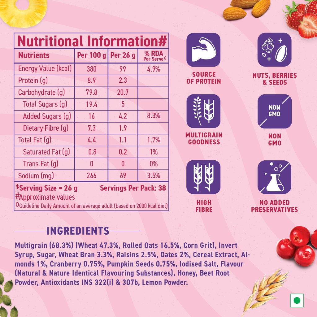 Bagrry's  Nutty Fruity Muesli