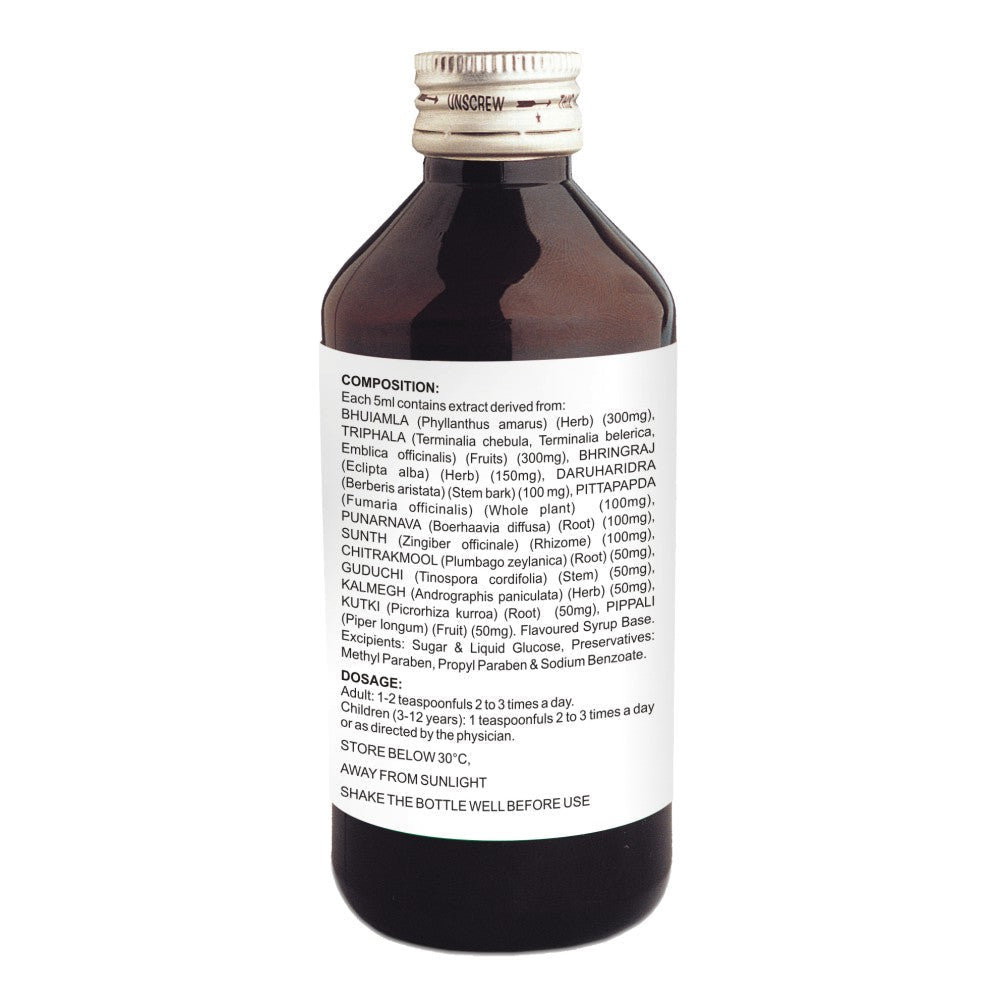 Millennium Herbal Heptovit Syrup - 200 ml X 3 Bottles
