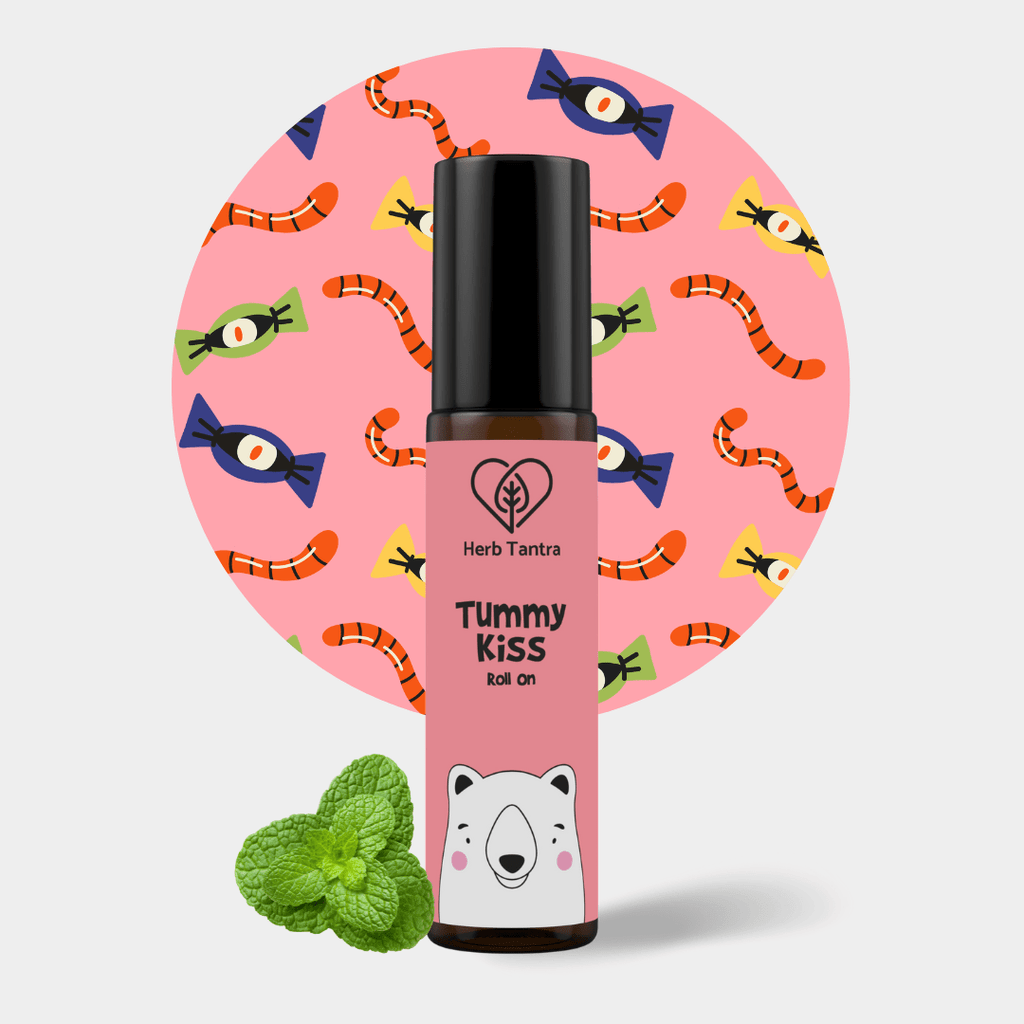 Herb Tantra Tummy Kiss Roll On For Kids - 9 ml