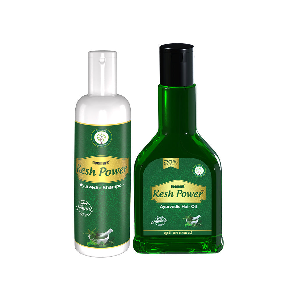 Deemark Kesh Power Ayurvedic Hair Oil & Shampoo for Hair fall