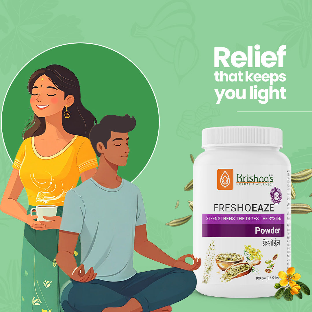 Krishna'S Herbal & Ayurveda Freshoeaze Powder