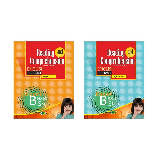Reading and Comprehension English Book Set Ages 6 - 8 (Set of 2)