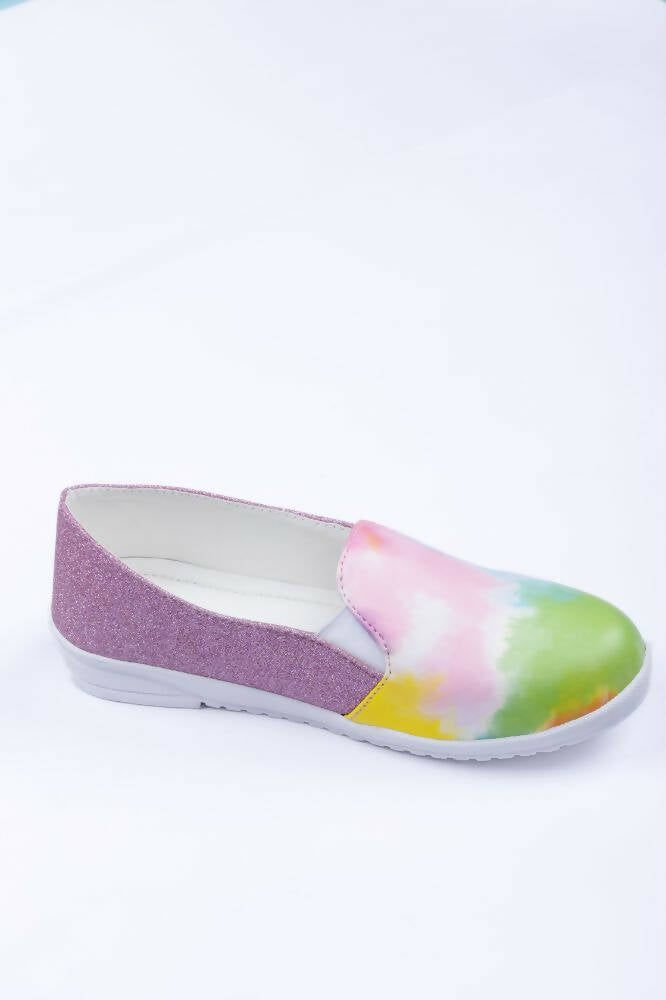 Tiny Bugs Multi Color Girls Prited Flat Causal Wear Ballerinas