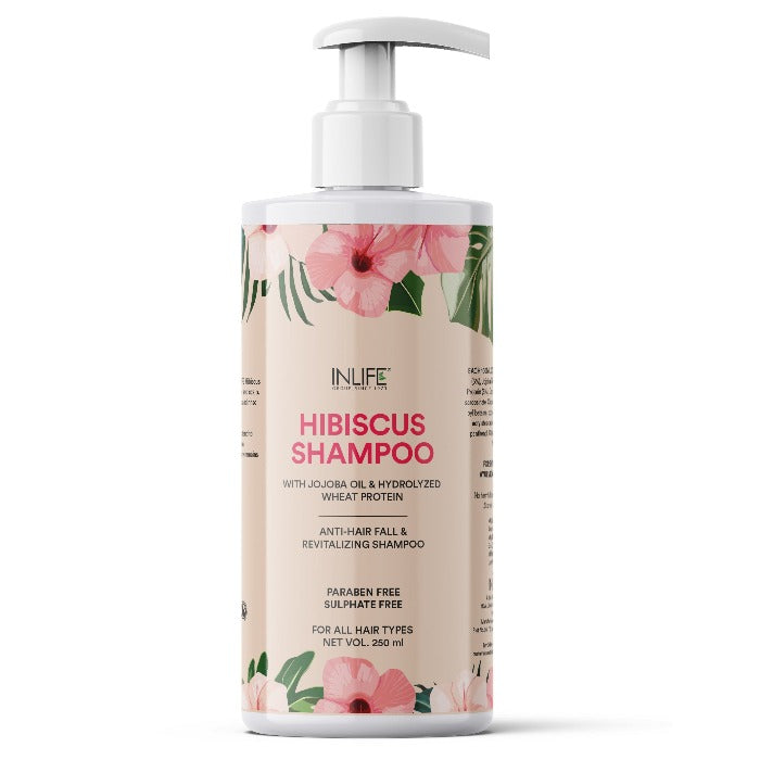 INLIFE Natural Hibiscus Anti Hair Fall Shampoo - 250 ml