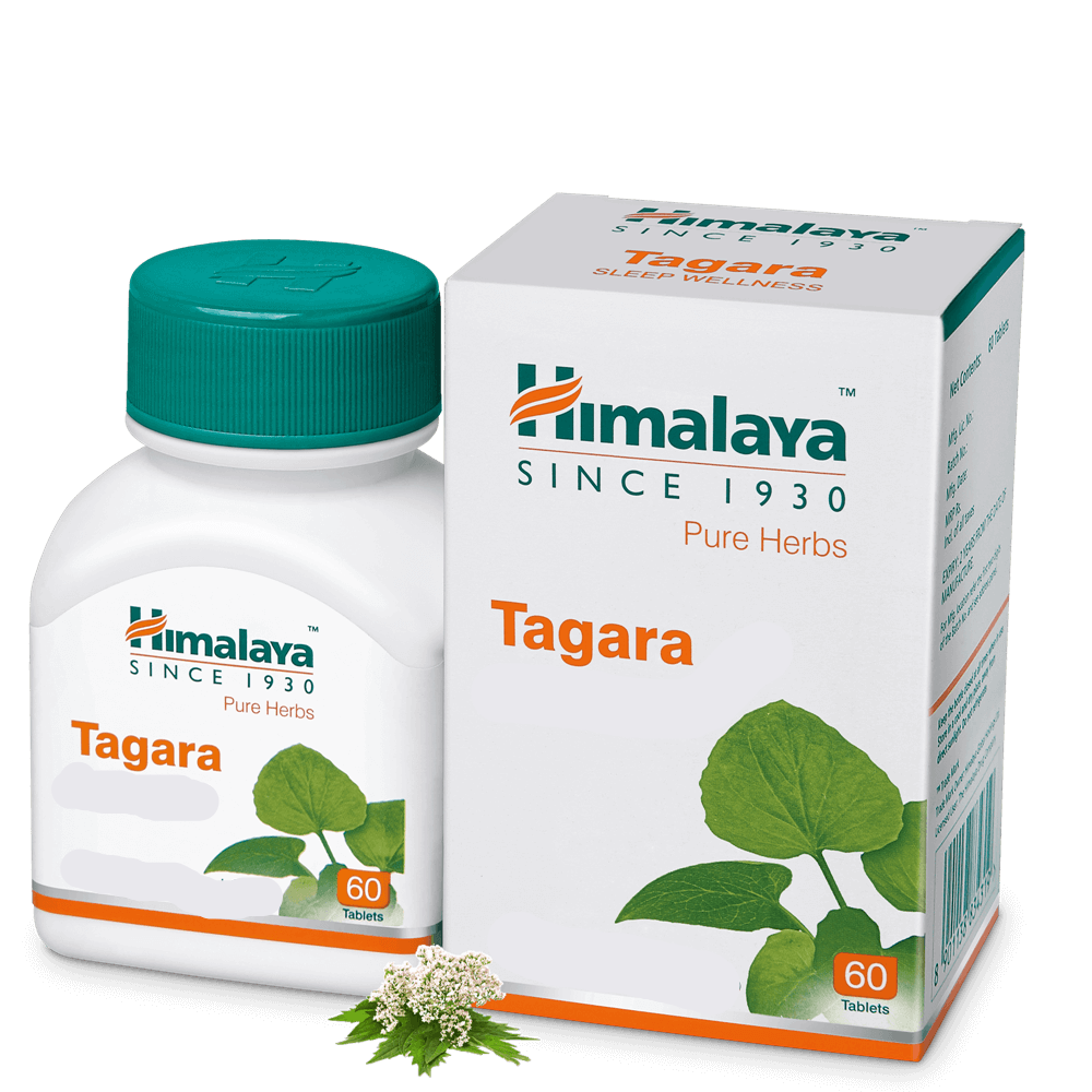 Himalaya  Pure Herbs Tagara Tablets - 60 Tabs