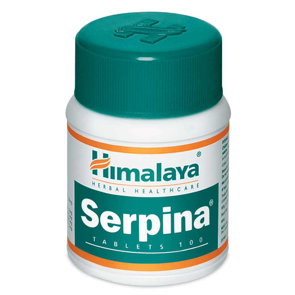 Himalaya Herbals Serpina Tablets - 100 tabs