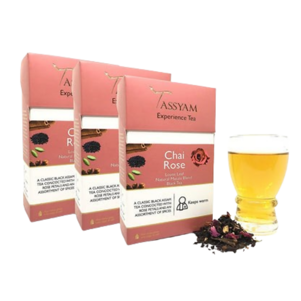 Tassyam Organics Chai Rose Black Tea